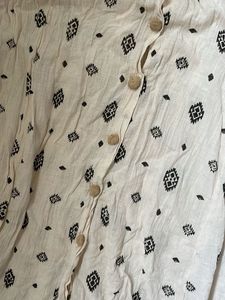 Boho Print Button-Down Strappy Sundress