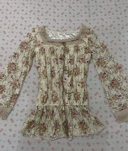 Bohemian Floral Lace Blouse