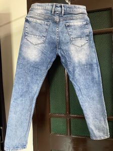 Used HERE&amp;NOW Light Blue Faded Jeans