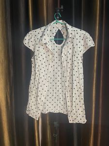 White Half Sleeve Shirt