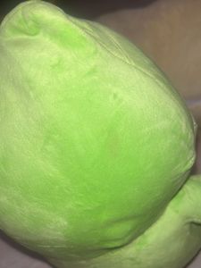 green frog plush