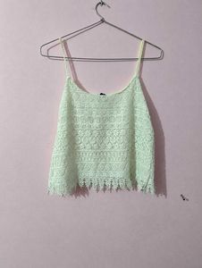 Sheer Lace Cami Top