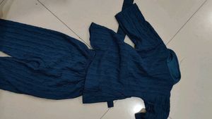 Beautiful Teal Kurta Set with Embellishments