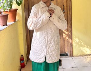 White Lightweight Winter Jacket