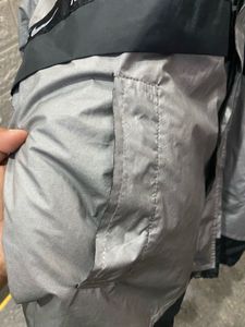 nike lightweight silver jacket