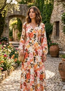 Floral Print Maxi Dress