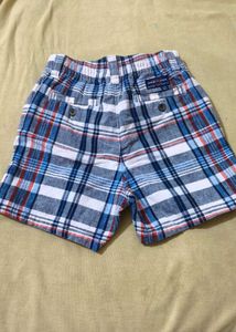 boy Plaid Casual Shorts