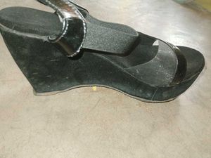 Black Ankle Strap Sandals