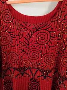 Bohemian Red Maxi Dress