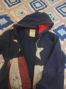 Captain America Zip-Up Hoodie