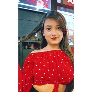 Chic Red Polka Dot Off-Shoulder Top