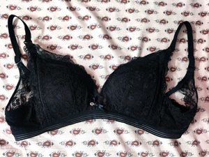 Black Lace Bra