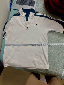 Adidas White Pullover Sweatshirt