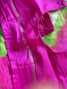 Vibrant Tie-Dye Saree