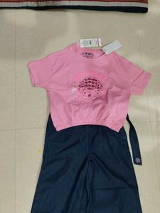 Wide Leg Denim Culottes