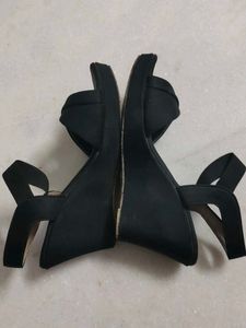 Black Heeled Sandals