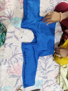 Vibrant Blue Ethnic Blouse