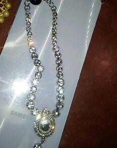 Sparkling Rhinestone Necklace Set
