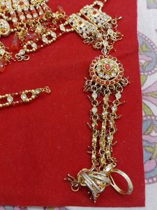 Bridal Jewellery Set ( Orange)