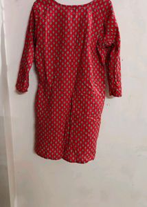 Red printed Tunic