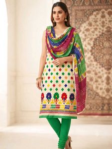 Vibrant Kurta Set with Dupatta