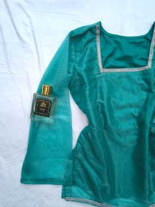 Organza Corset back kurti🫧