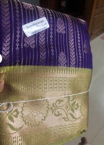 Elegant Purple Kanchipuram Silk Saree