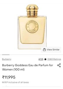 Burberry Goddess Eau de Parfum Tester bottle