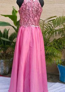 free delivery 🚚 Stunning Pink Embellished Halter
