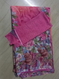 Soft Georgette Chiffon Daily Wear Saree With Blous