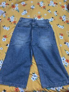 Wide Leg Denim Jeans