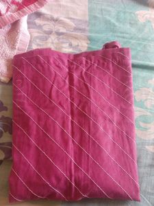 Beautiful Pink Striped short kurti