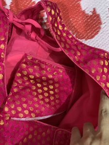 New Readymade rani Pink Padded Blouse