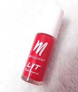 MyGlamm LIT Nail Enamel - Bold Glamm - XOXO (Vermi