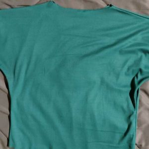 Cute Green Teddy Bear Graphic Tee