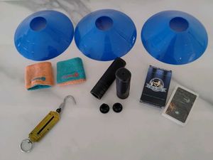 Playing Cards, 3 trainer discs, weight measure