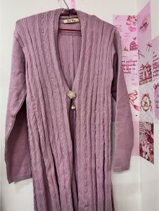 Elegant Lavender Knit shrug