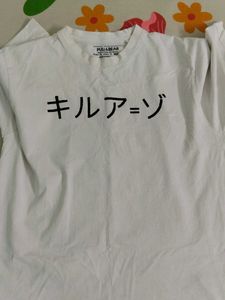 Pull &amp; Bear White Graphic T-Shirt