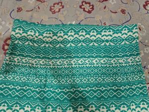 Green Tribal Print Pencil Skirt