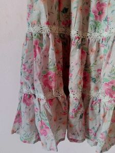 Floral Tiered Mini Dress