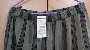 💥Price Drop💥 Stylish Grey Striped Palazzo Pants