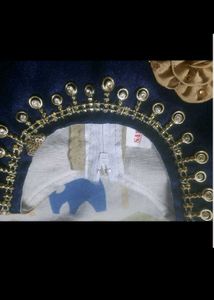 Adorable Navy &amp; Gold Party Dress