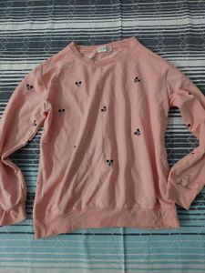 Pink Mickey Mouse Sweatshirt