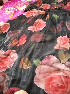 Organza Floral Heavy Flair Lehanga❤️