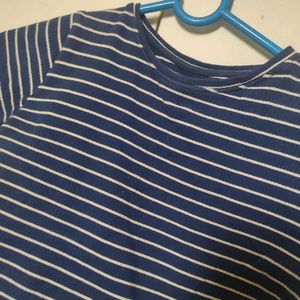 Striped Blue Top For Women