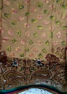 Embroidery Work Saree With Blouse