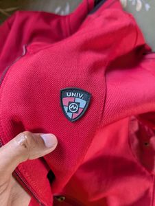 Men's Retro y2k style cropped Red Sports Jacket❣️�