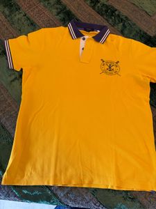 Men's Yellow GANT Polo Shirt