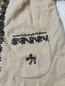 Pure Kashmiri Embroidered Wool Cardigan