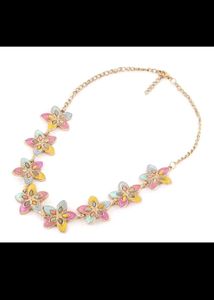 Summer Flower Charm Necklace